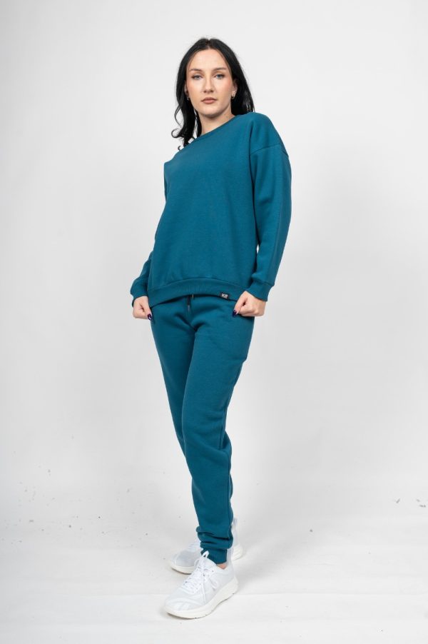 Γυναικείο Relaxed - Set Πετρόλ