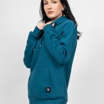 Γυναικεία Μπλούζα Hoodies Πετρολ