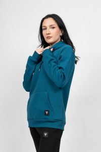Γυναικεία Μπλούζα Hoodies Πετρολ