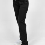 Φόρμα Παντελόνι Φούτερ-Λύκρα Μαύρο