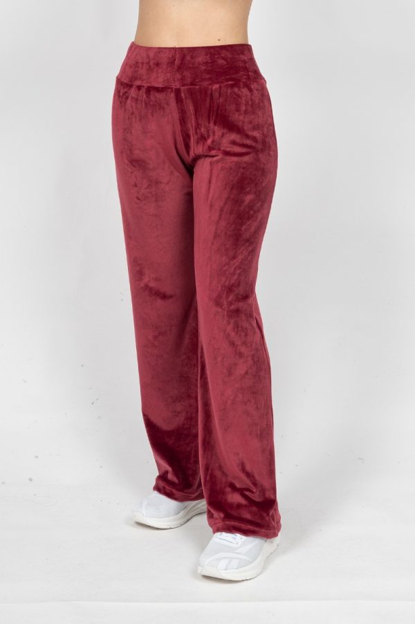 Παντελόνι Βελούδο Ίσιο Μπορντό