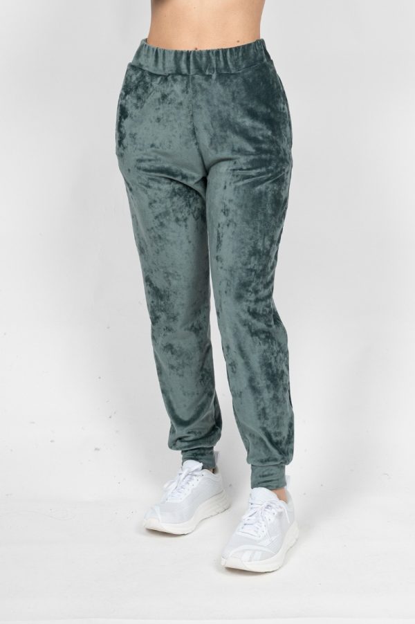 Παντελόνι Βελούδο με Μπάσκα Φυστική