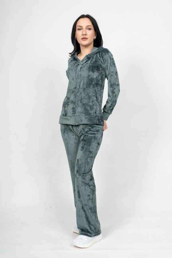 Σετ Βελούδο Ίσιο Φυστική