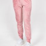 Παντελόνι Βελούδο με Μπάσκα Ροζ