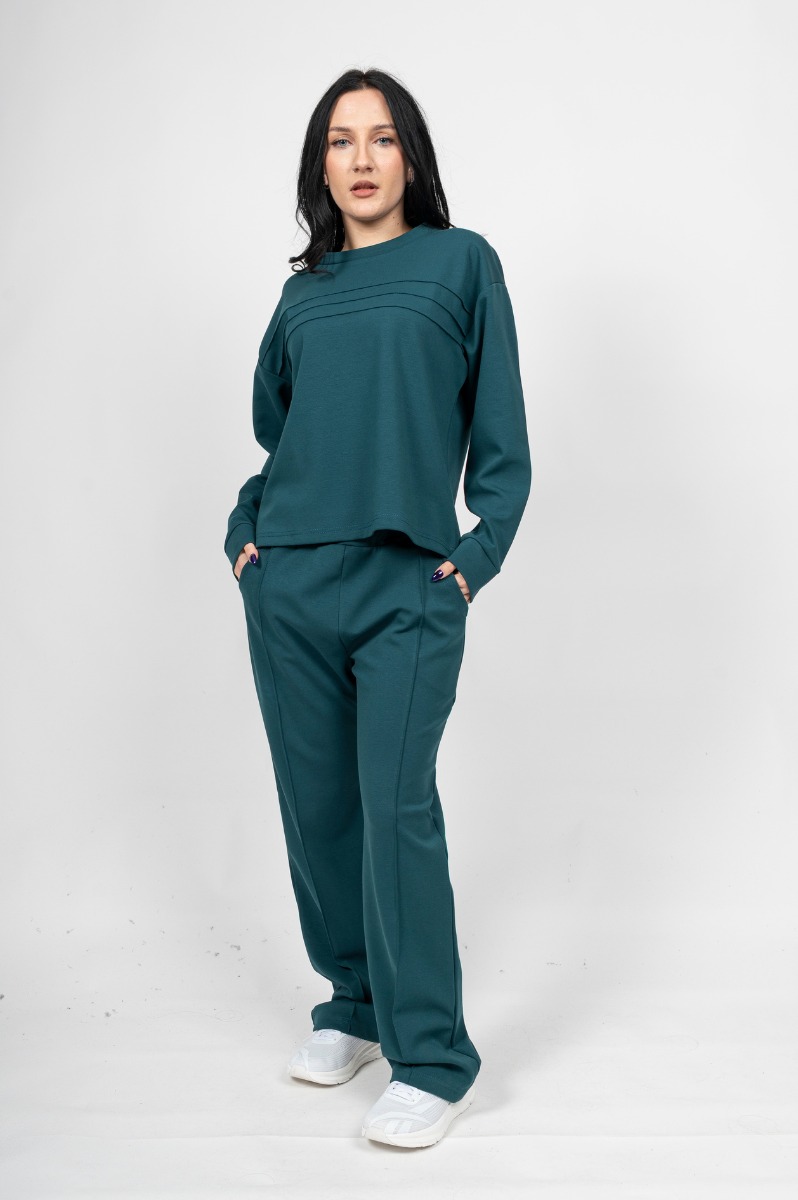 GZ-215 Σετ με Εξωτερικές Ραφές Πράσινο - Image 1