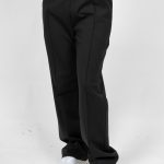 Παντελόνι Γυναικείο με Εξωτερική Ραφή Μαύρο