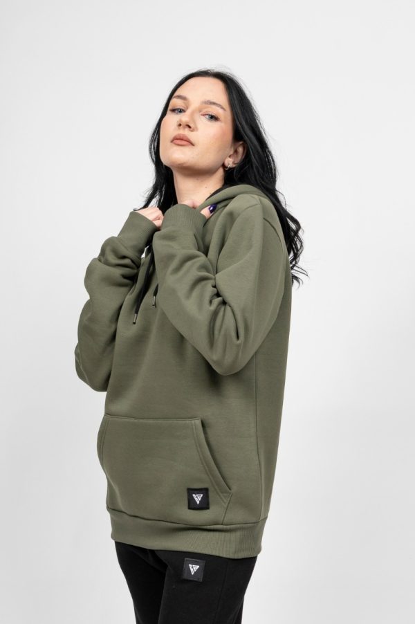 Γυναικεία Μπλούζα Hoodies Λαδί