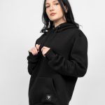 Γυναικεία Μπλούζα Hoodies Μαύρο