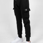 Ανδρικό Παντελόνι Φόρμα Cargo Μαύρο