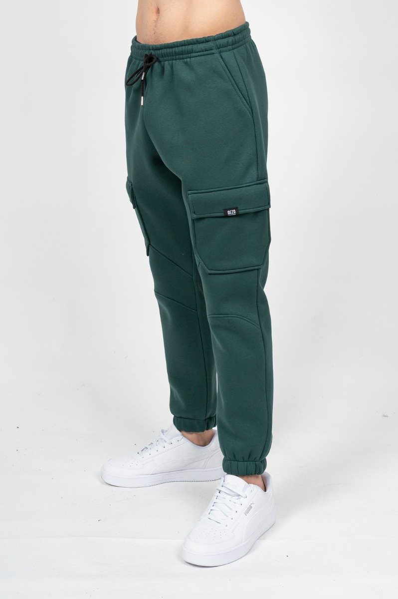 GZ-91 Ανδρικό Παντελόνι Νέο Cargo Flex Σκούρο Πράσινο