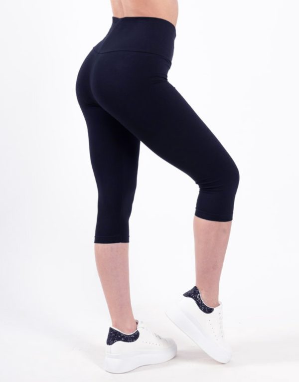 Ψηλόμεσο Βαμβακερό Κολάν Capri Gezo-047 Navy Blue